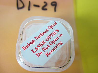 OPTISCHE BURLEIGH-BESCHICHTETE PLATTE MIL SPEC LASER OPTICS BIN#D1-29