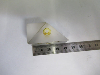 ANTIQUE BAUSCH LOMB GLASS PRISM OPTICS MICROSCOPE PART AS PICTURED  V3-A-55