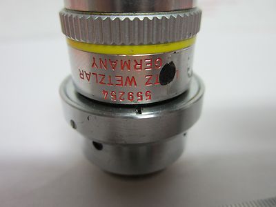MICROSCOPE OBJECTIVE LEITZ NPL 10X FLUOTAR + DIC INFINITY OPTICS BIN#A1-M-33