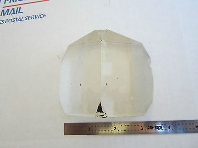 HUGE OPTICAL PRISM [chipped on edges] AS IS LASER OPTICS DWR#5