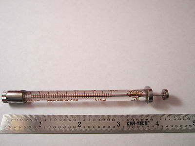 Wpi Glass Syringe 0.1 ml Gas Chromatography [cracked at the end plunger]