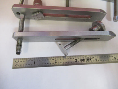 LEITZ WETZLAR GERMANY SET OF CLIPS TOOLMAKER MICROSCOPE PART AS PICTURED H6-A-01