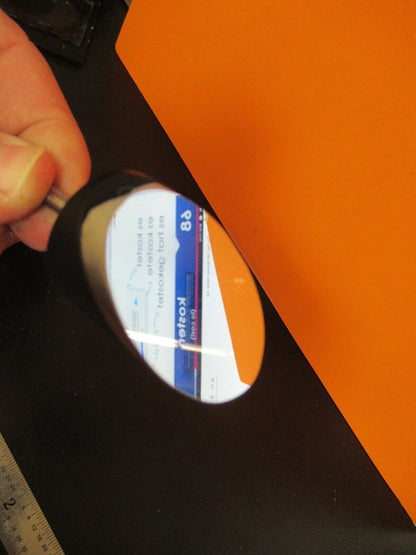 OLYMPUS ELLIPTICAL MOUNTED MIRROR OPTICS MICROSCOPE PART AS PICTURED &5M-A-57