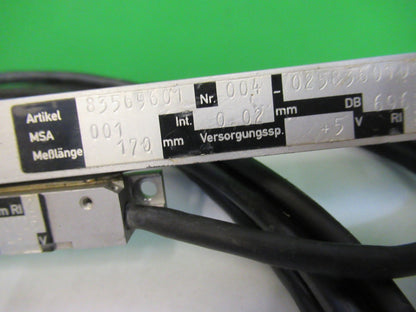MEASURING LINEAR POSITION BOECKELER HEIDENHAIN MICROSCOPE PART AS PIC T3-C-12