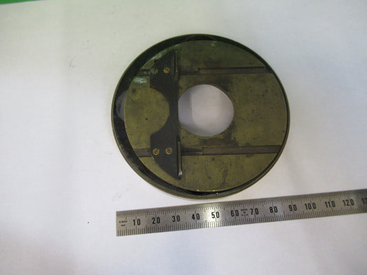 Antique Brass England Rj Beck UK Stage Table Microscope Part