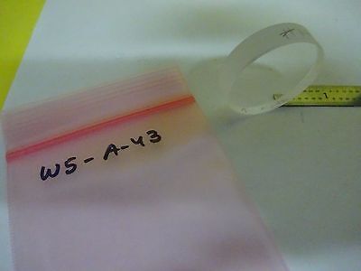 OPTICAL FLAT WINDOW LENS LASER OPTICS AS IS BIN#W5-A-43