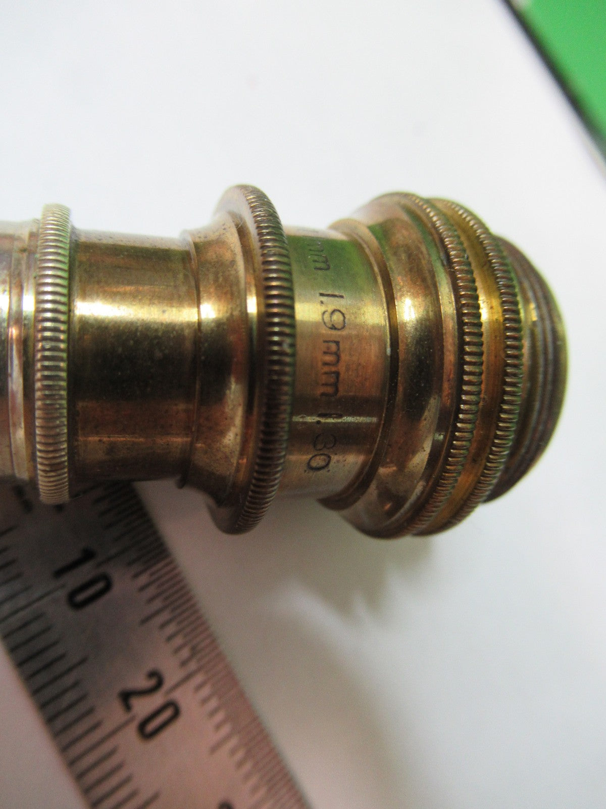 ANTIQUE BAUSCH LOMB OBJECTIVE 1.9mm LENS  MICROSCOPE PART AS PICTURED T5-A-94