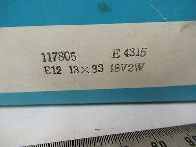 LOT SIGNAL LAMPS 18V 2W LAMP BULB AS PICTURED #TE-3