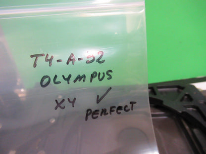 OLYMPUS JAPAN STAGE TABLE  XY WORKS FINE MICROSCOPE PART AS PICTURED T4-A-32