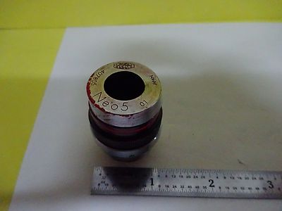 FOR PARTS MICROSCOPE PART OBJECTIVE OLYMPUS NEO5 + DIC ?? OPTICS AS IS BIN#X1-65