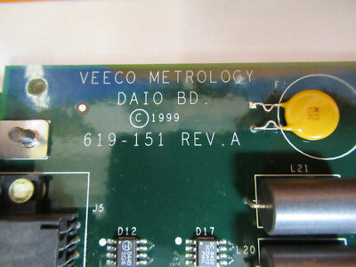 Wyko Veeco Dektak Board 619-151 Profilometer Flatness Tester