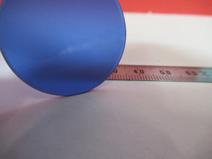 ANTIQUE BAUSCH LOMB BLUE GLASS FILTER OPTICS MICROSCOPE PART AS PICTURED T9-A-43