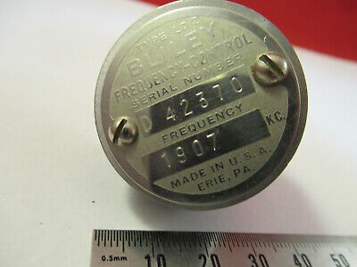 BLILEY ELECTRIC LD2 1907 KC ANTIQUE QUARTZ CRYSTAL FREQUENCY RADIO #FT-1-Z