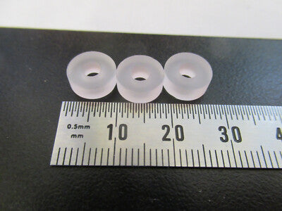 Optical HP Lot 3 Ea Fused silica Donuts Laser Optics