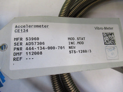 MEGGITT VIBRO-METER CE 134 444-134-000-701 ATEX ACCELEROMETER AS PICTURE 8X-A-15