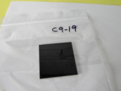 OPTICAL DARK FILTER LASER OPTICS AS IS [dirty] BIN#C9-19