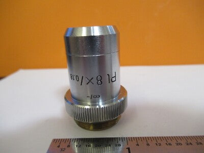 Ernst Leitz Wetzlar Objective Pl 8X Infinity Optics Microscope