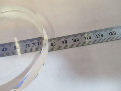 OPTICAL FUSED SILICA FLAT UNCOATED PRO OPTICS 3" DIAMETER AS PICTURED #P4-B-10