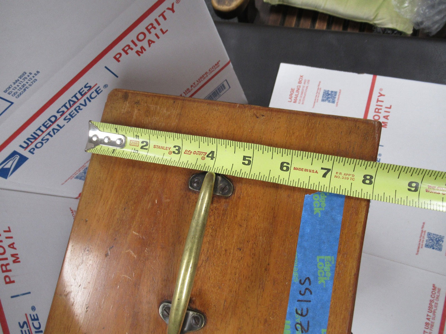 ANTIQUE WOOD CABINET EMPTY CARL ZEISS  1900's with key  MICROSCOPE PART TA-5-c