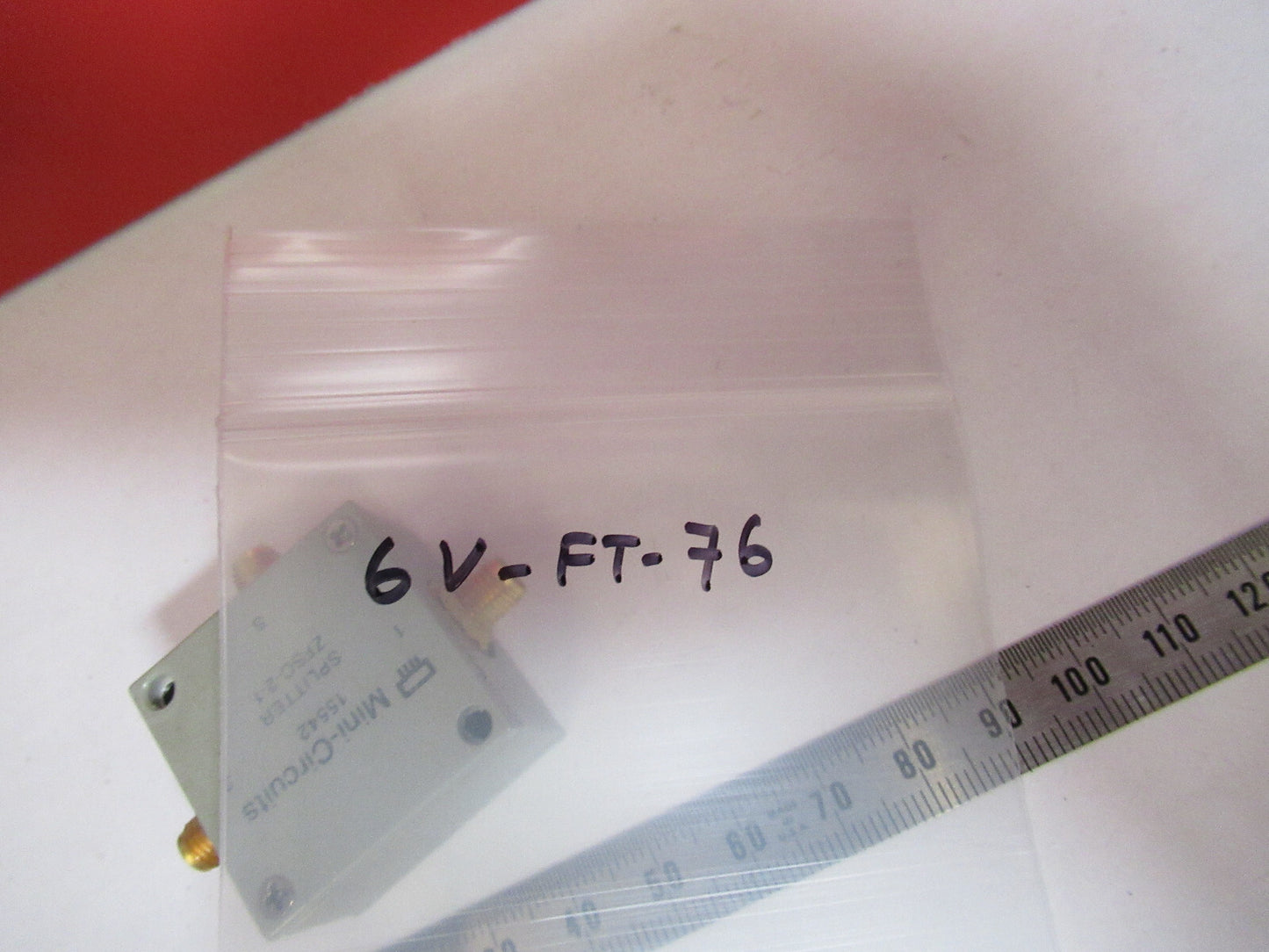 MINI CIRCUITS SPLITTER 2-CHANNEL ZFSC-1-1 MICROWAVE RF FREQUENCY AS PIC 6V-FT-76