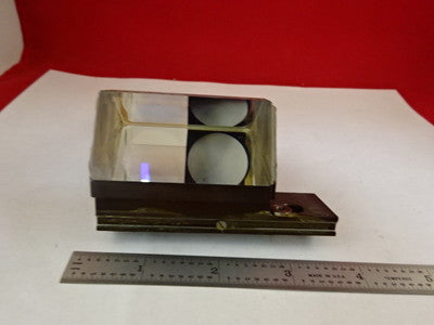 MICROSCOPE PART REICHERT LEICA POLYVAR HEAD PRISM OPTICS AS IS B#U1-B-03