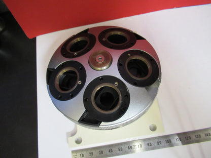 ZEISS  GERMANY QUINTUPLE EMPTY NOSEPIECE MICROSCOPE PART AS PICTURED Y5-A-62