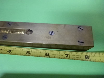 BUBBLE LEVEL PRO BRASS + WOOD J. KETTLE TOOL AS PICTURED &5-A-03