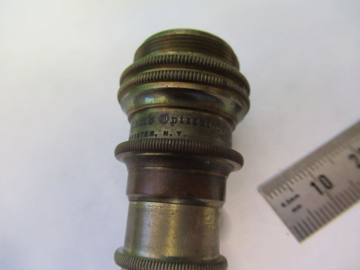 Antique Bausch & Lomb Brass Objective 4mm Microscope Part