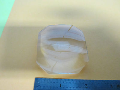OPTICAL TRUNCATED BI CONVEX REICHERT AUSTRIA MICROSCOPE OPTICS BIN#24-98