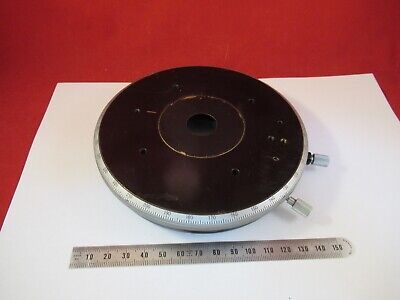 ZEISS POLMI DEUTSCHLAND BÜHNE DREHBARE POL-POLARISATIONSMIKROSKOP-TEIL WIE PIC &amp;12-A-07