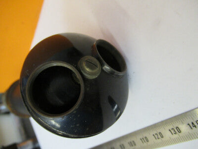 Antique Bausch & Lomb Brass Tubus + Nosepiece Microscope Part