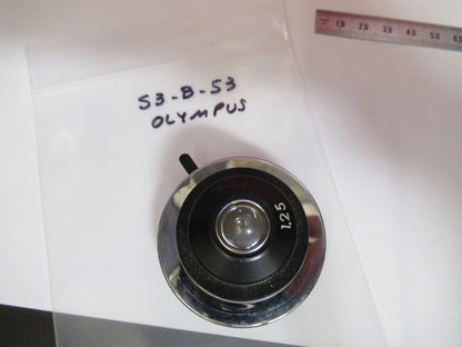 OLYMPUS JAPAN CONDENSER IRIS OPTICS MICROSCOPE PART AS PICTURED S3-B-53