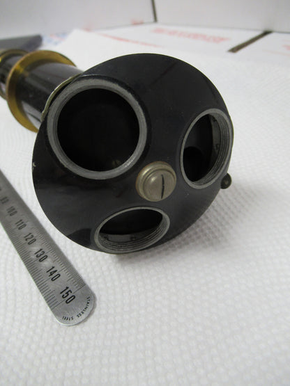 Antique Bausch & Lomb Tubus + Nosepiece Microscope Part
