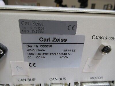 ZEISS DEUTSCHLAND AF CONTROLLER 457492 STROMVERSORGUNG MIKROSKOP TEIL WIE ABGEBILDET TC-4