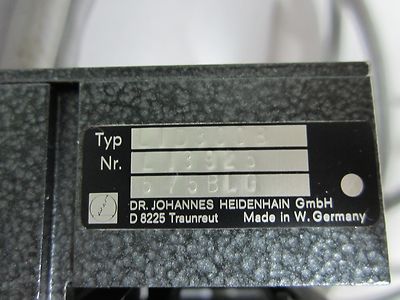 Microscope LID300B Heidenmann Positioning Head Optics AS IS