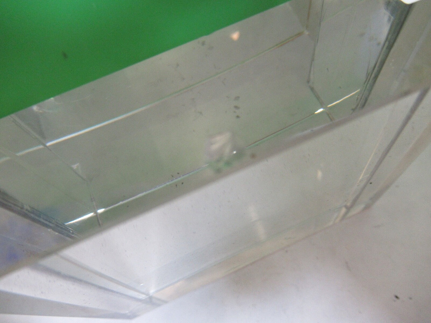 OPTICAL RARE GLASS BLOCK MIL SPEC THICK LASER OPTICS AS PICTURED G7-A-57