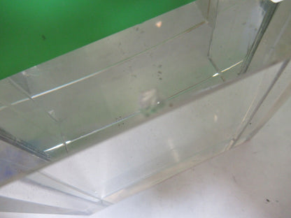 OPTICAL RARE GLASS BLOCK MIL SPEC THICK LASER OPTICS AS PICTURED G7-A-57