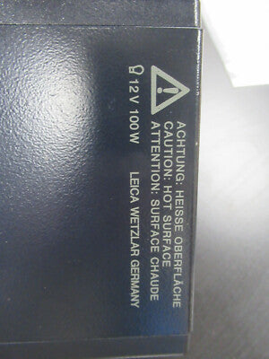 LEICA DMRX 504058 LAMP 12V 100W ILLUMINATOR MICROSCOPE PART AS PICTURED P1-A-05