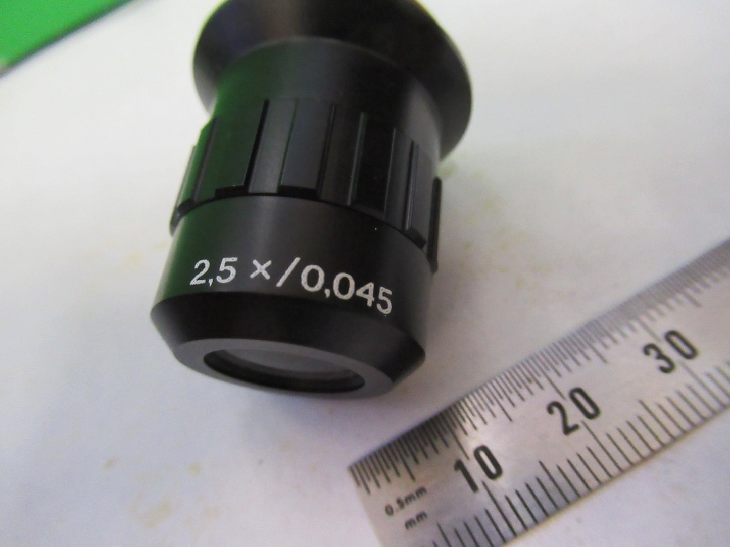 AUS JENA GERMANY INFINITY OBJECTIVE 2.5X PLANACHROMAT MICROSCOPE PART T2-A-11