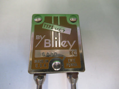 BLILEY ELECTRIC MC7 QUARTZ CRYSTAL FREQUENCY CONTROL AS PICTURED Z6-A-73