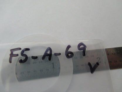 BLANK PIEZOELECTRIC QUARTZ CRYSTAL X-CUT UNPLATED PIEZO SENSOR AS PIC #F5-A-69