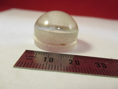 OPTICAL GLASS CONVEX LENS DOME OPTICS AS PICTURED &8-A-93
