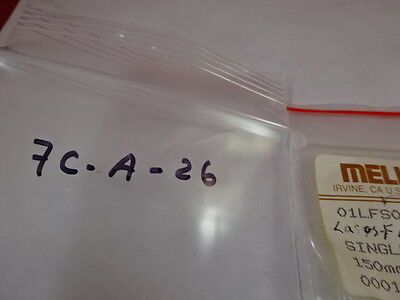 OPTICAL MELLES GRIOT SINGLET LENS 50mm DIA FL 265mm OPTICS AS IS &7C-A-26