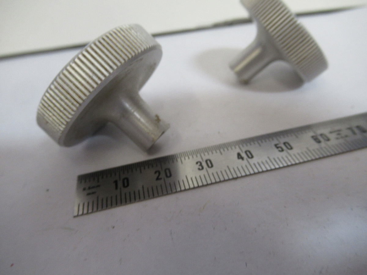 American Optical Co. Spencer Lens Co. Set of Knobs Gross Stage Microscope Part