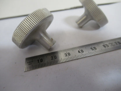 American Optical Co. Spencer Lens Co. Set of Knobs Gross Stage Microscope Part
