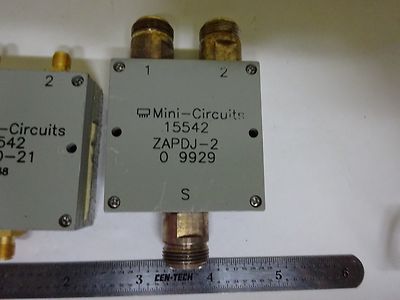 RF MICROWAVE FREQUENCY SPLITTER MINI CIRCUITS ZAPD-21 ZAPDJ-2 AS IS BIN#X2-22
