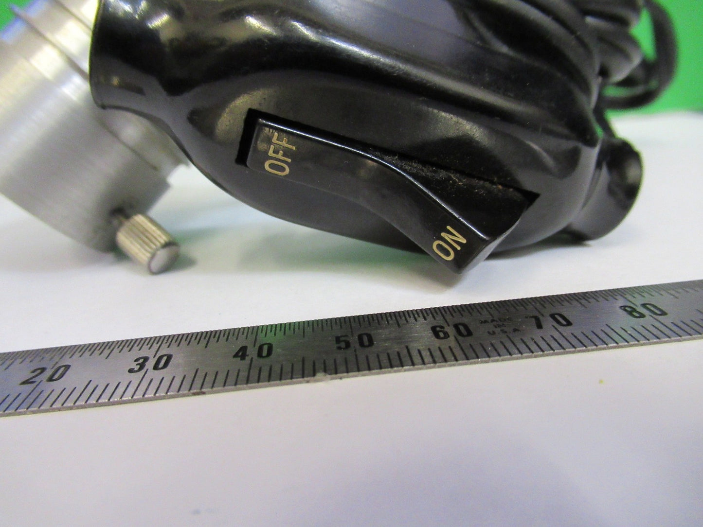 ANTIQUE AO SPENCER LAMP CAT 700 CABLE MICROSCOPE PART AS PICTURED V3-A-35