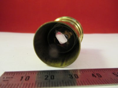 Antique Brass Polarizer Eyepiece Beck London Microscope Part AS Pic