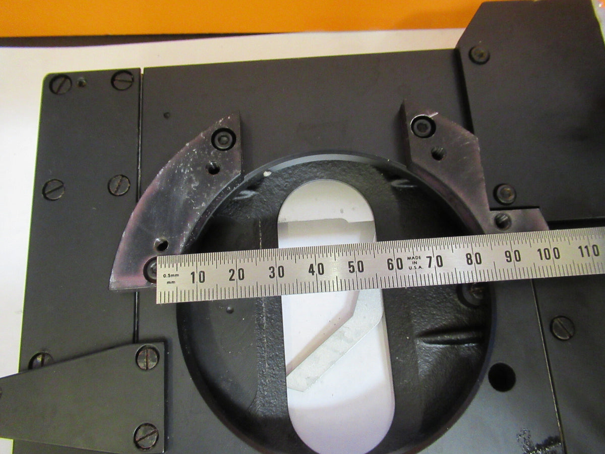 WILD HEERBRUGG SWISS M20E XY STAGE TABLE MICROSCOPE PART AS PICTURED Y3-A-34
