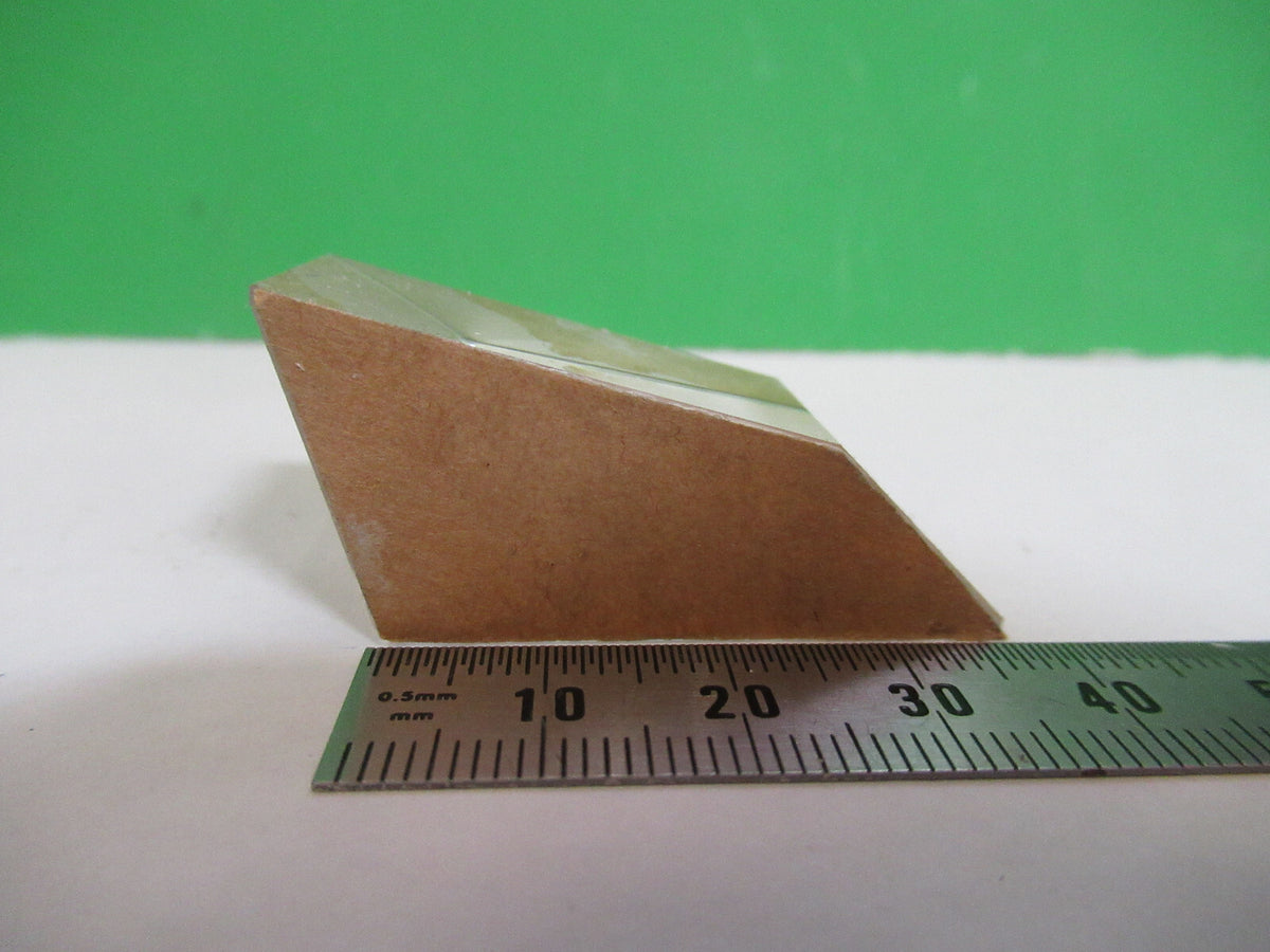 BAUSCH LOMB GLASS PRISM OPTICS MICROSCOPE OPTICAL PART AS PICTURED 98-A-13